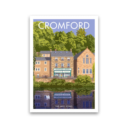 Cromford Derbyshire Travel Art Print by Stephen Millership