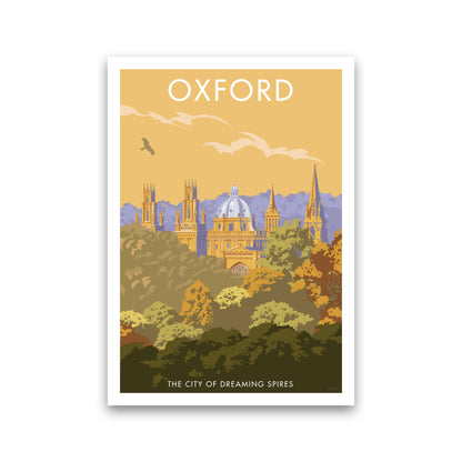 Oxford Travel Art Print by Stephen Millership