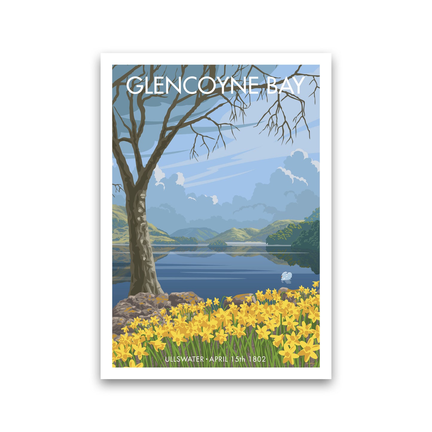 Glencoyne Bay Ullswater Art Print by Stephen Millership