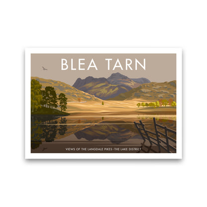 THE LAKES BLEA TARN A3 by Stephen Millership Print Only