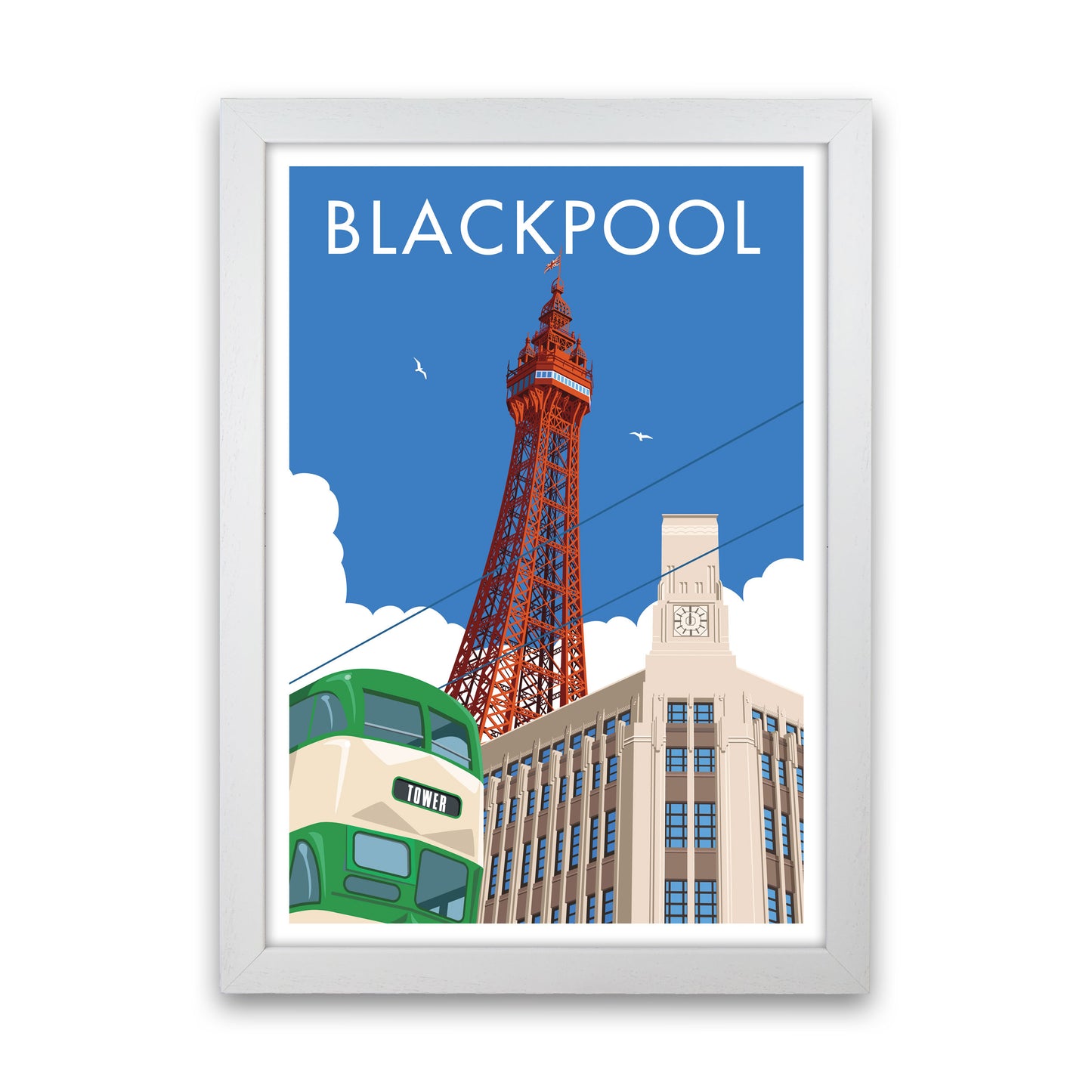 Blackpool 2 by Stephen Millership White Grain